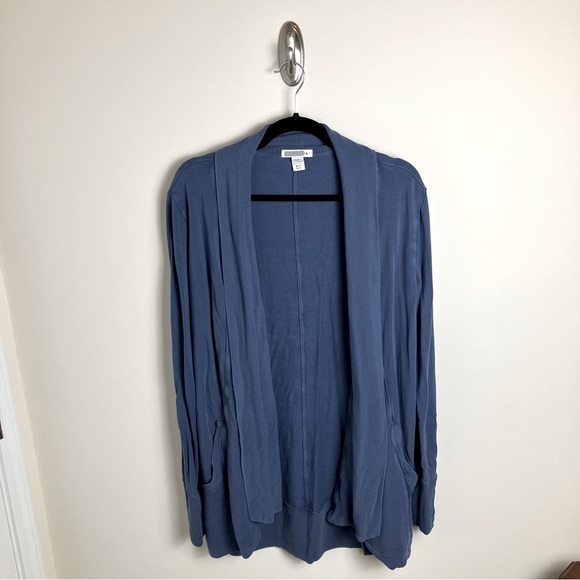 Athleta Pranayama Wrap in Chrome Blue Medium Tall - Picture 4 of 13